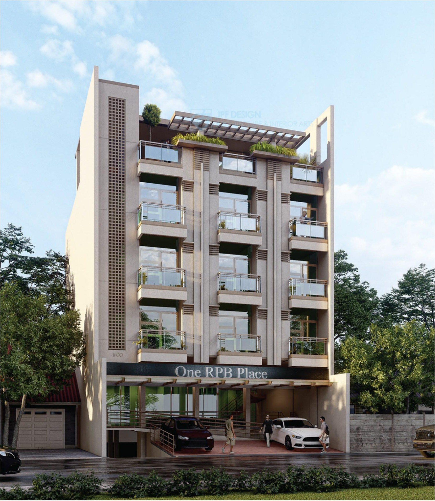 One RPB Place commercial-residential building rendering