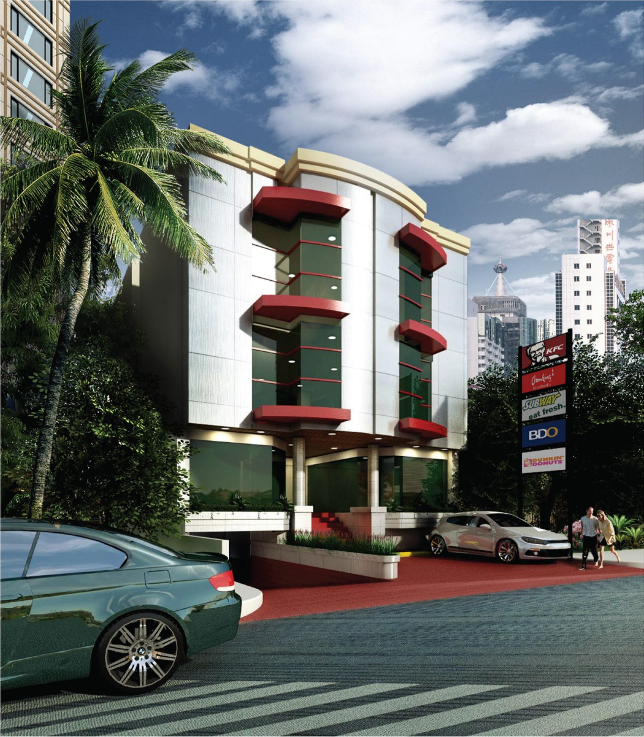Proposed 3-Storey Commercial Building — Architecture