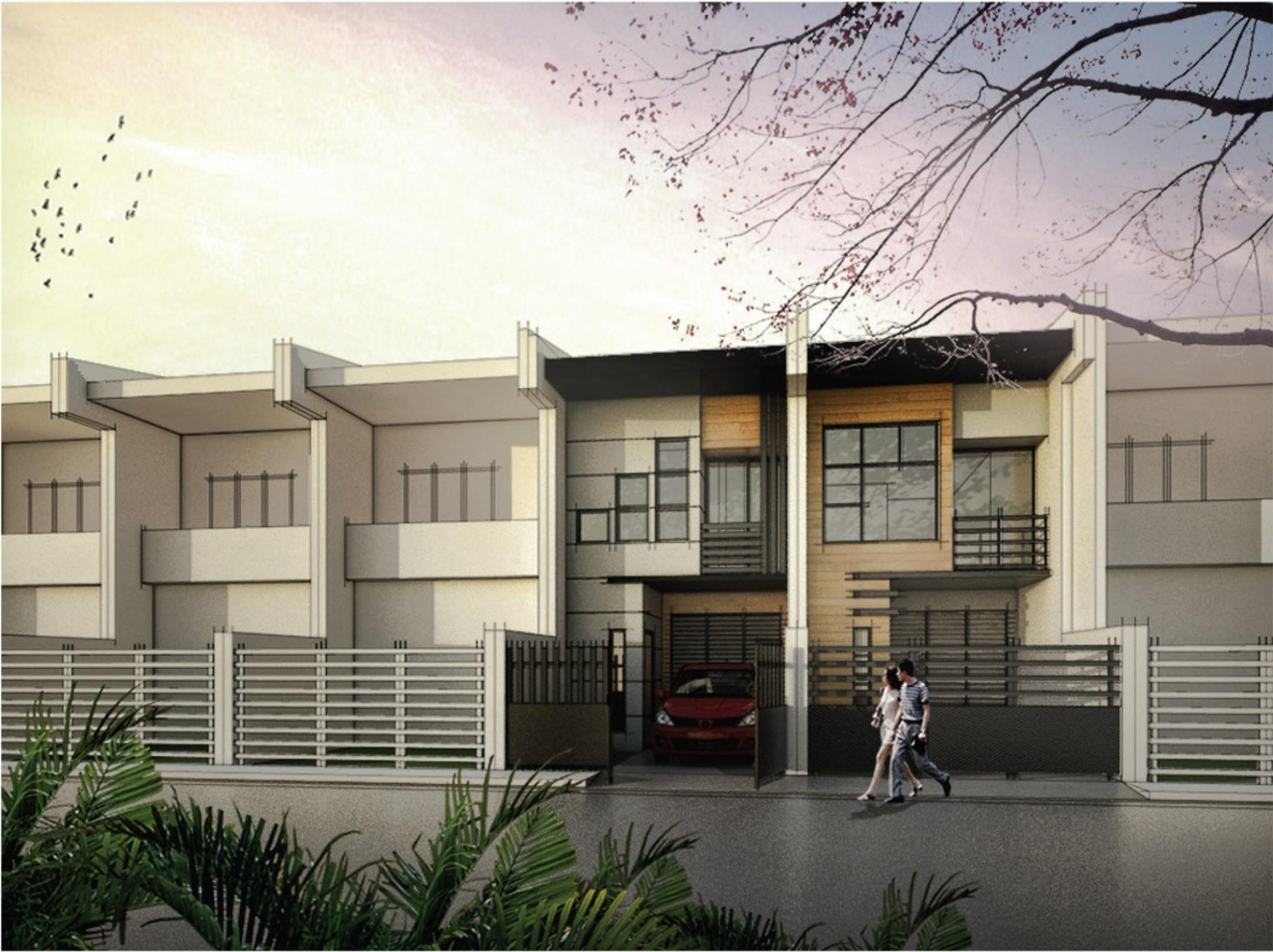 2-Two Storey Residential Townhouses — Architecture